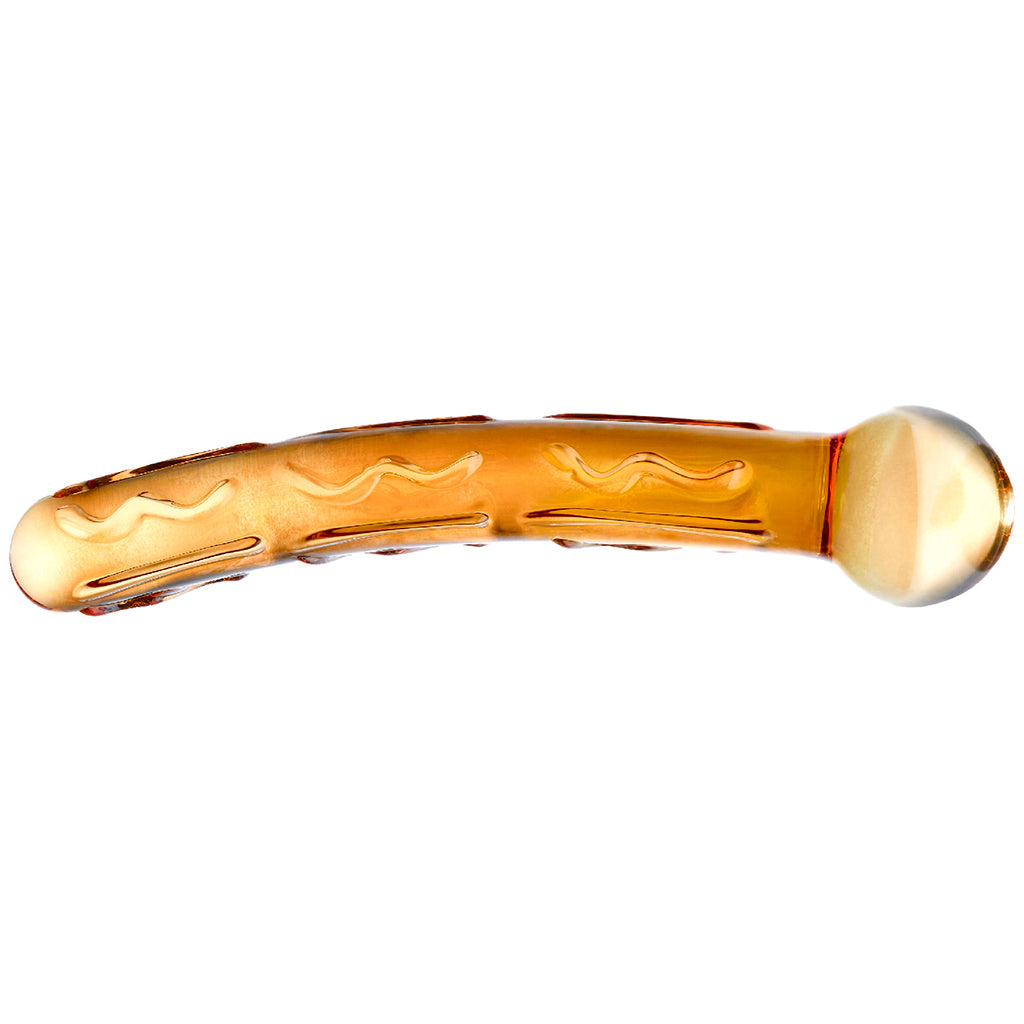 gläs Orange Tickler Glass Dildo - Tophatter's Adult Sex Toys Online Dildo Sex Toys > Pyrex Glass Dildos - Tophatter Daily Deals