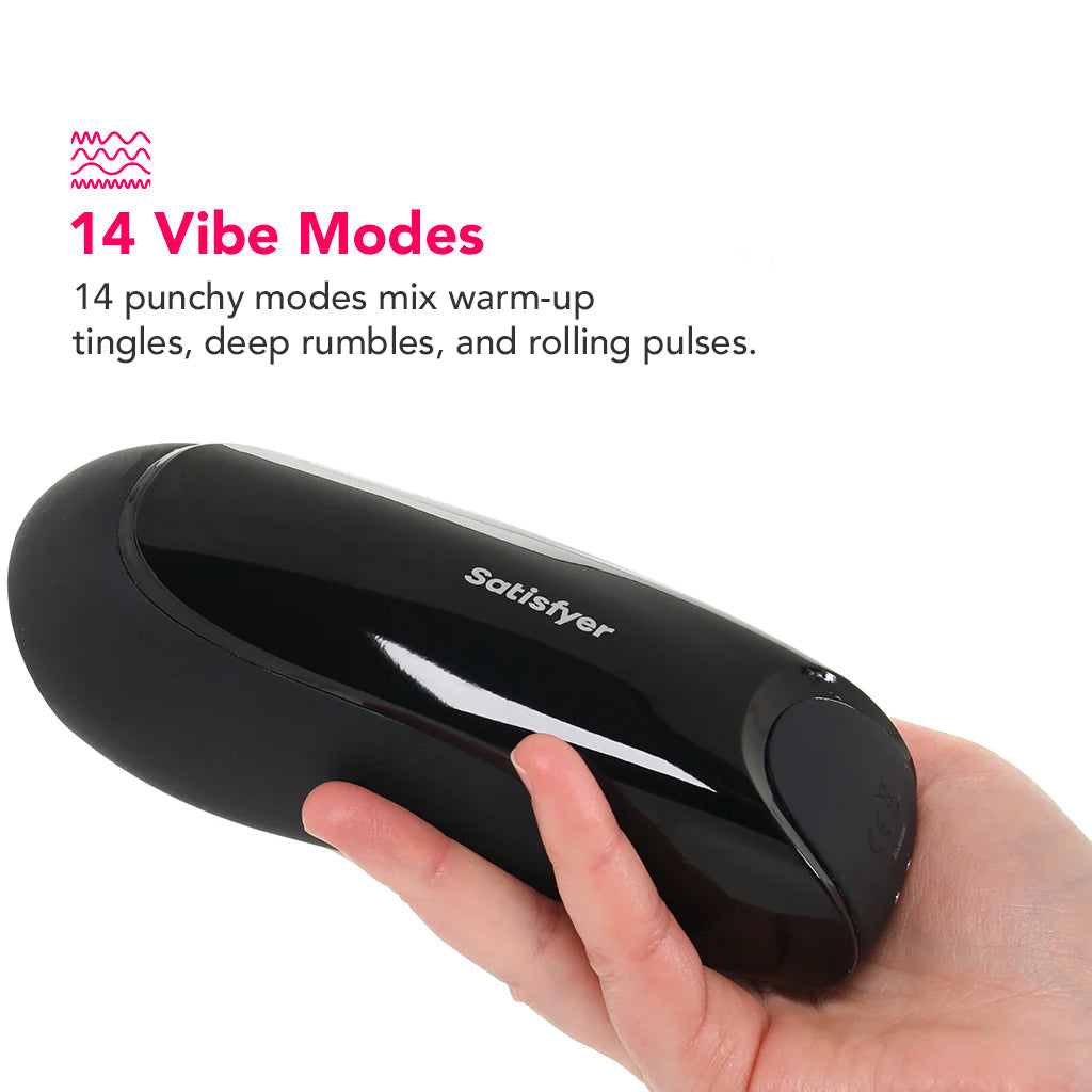 Satisfyer Men Vibration + Stroker Male Masturbators > Vibrating - Tophatter Daily Deals