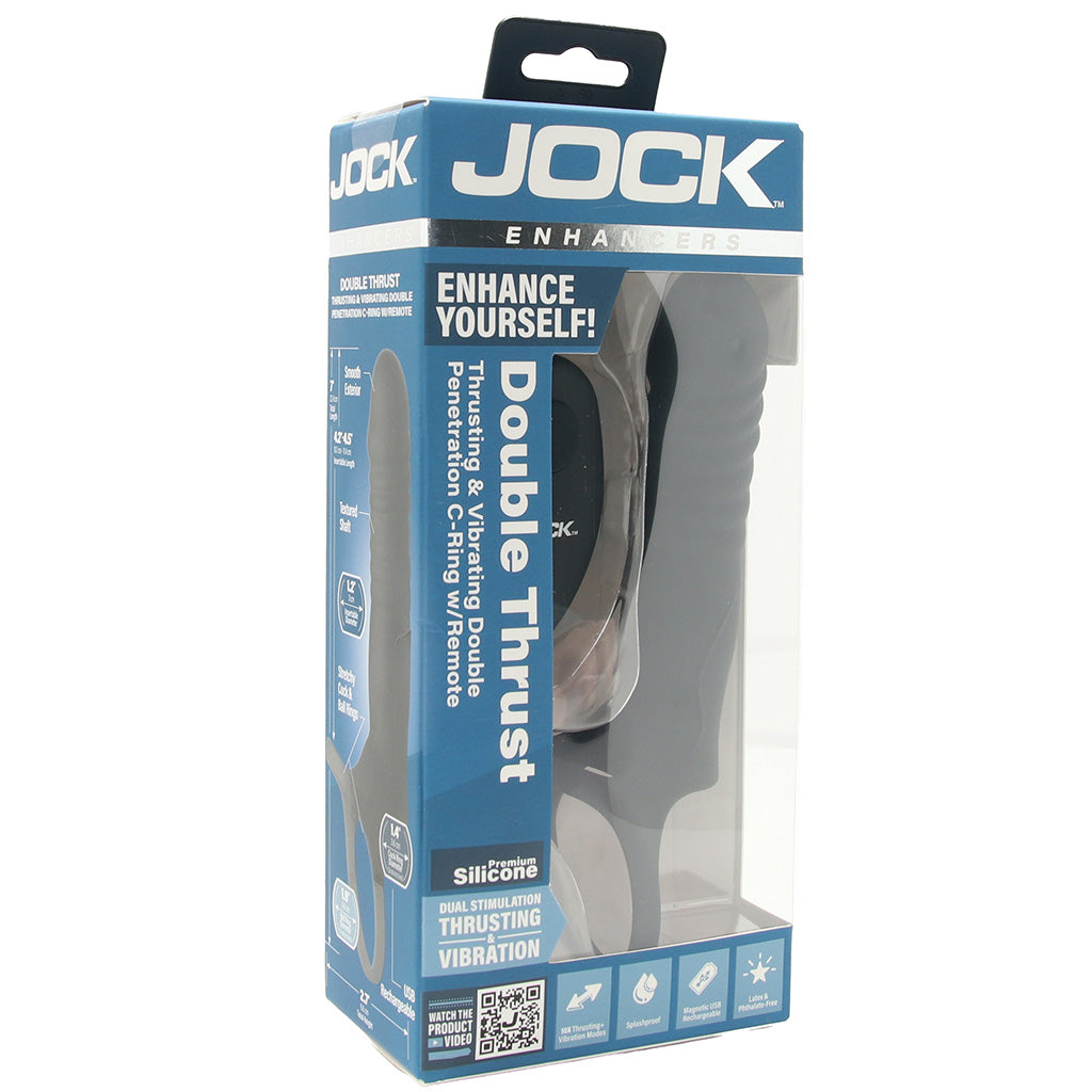 Jock Double Thrust Remote Vibe with C-Ring Anal Sex Toys > Anal Vibrators - Tophatter Daily Deals