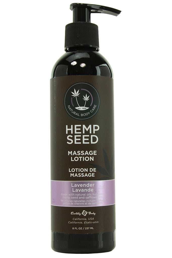 Hemp Seed Massage Lotion 8oz/237ml in Lavender - Tophatter's Adult Products Sensual Love > Massage - Tophatter Daily Deals