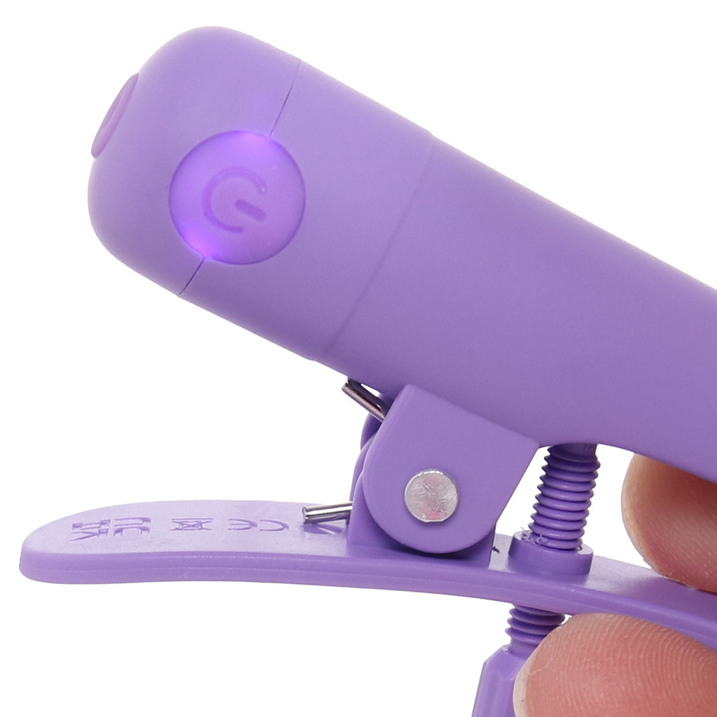 Nipplettes Vibrating Nipple Clamps in Purple - Tophatter's Adult Sex Toys Online Bondage and Fetish > Nipple Stimulators & Clamps - Tophatter Daily Deals