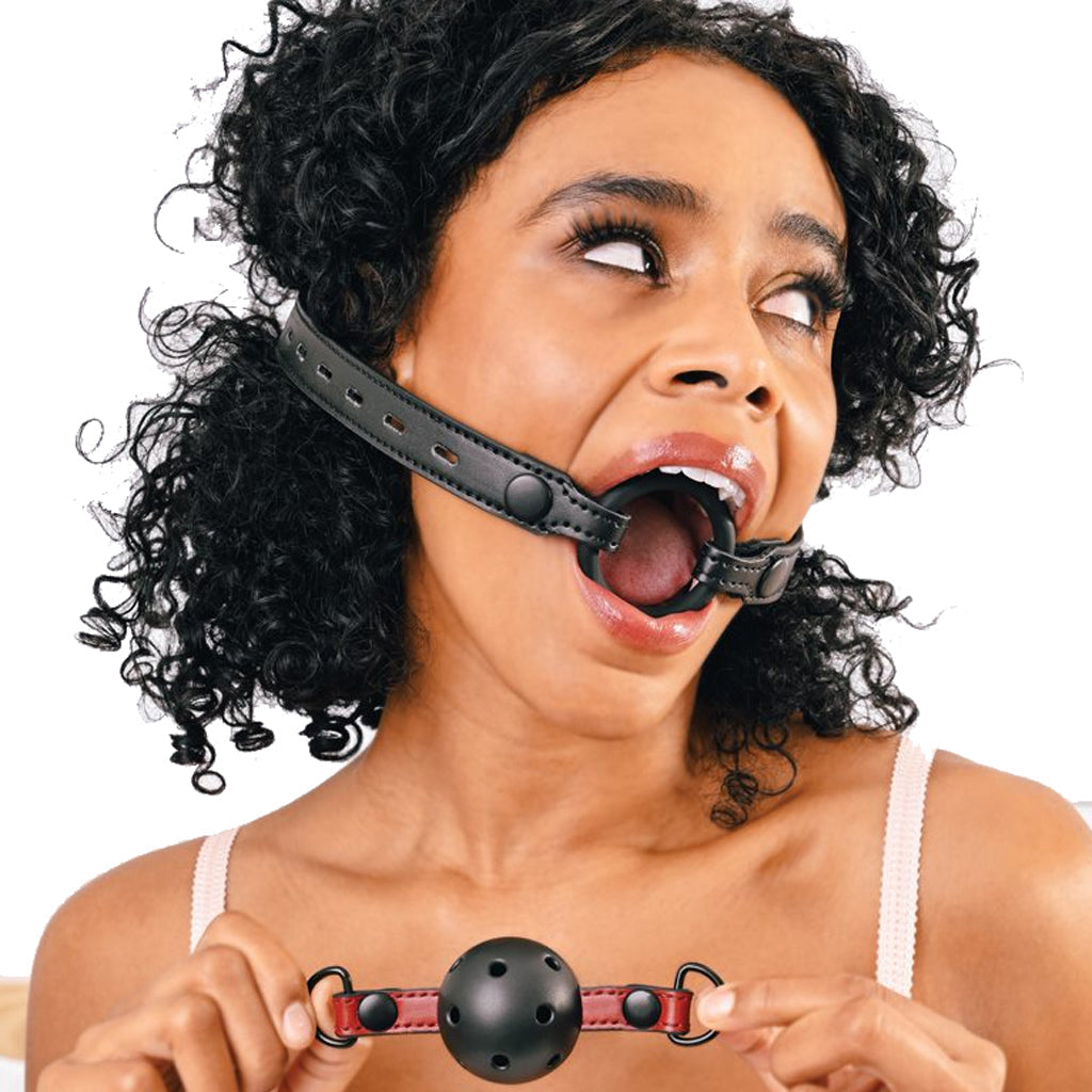 Saffron Interchangeable Gag Bondage and Fetish > Ball Gags & Mouth Restraints - Tophatter Daily Deals