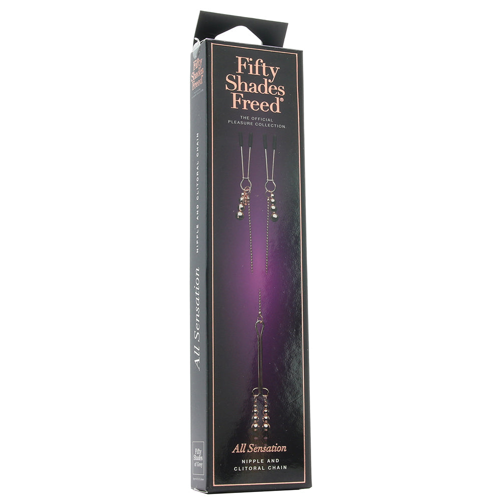 All Sensation Nipple & Clitoral Chain Bondage and Fetish > Nipple Stimulators & Clamps - Tophatter Daily Deals