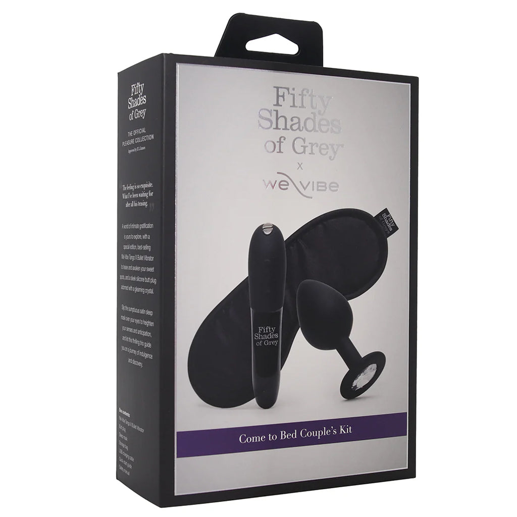 Fifty Shades X We-Vibe Come To Bed Couple's Kit - Tophatter's Adult Products Vibrators > Bullet and Egg Vibrators - Tophatter Daily Deals