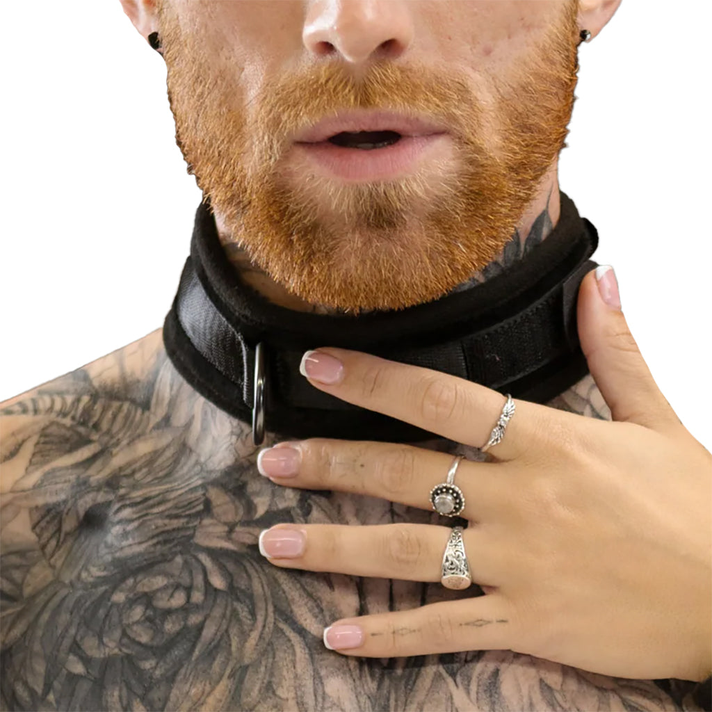 Sei Mio Neck Firmly In Check Neck & Wrist Restraint Kit Bondage and Fetish > Wrist and Ankle Cuffs - Tophatter Daily Deals