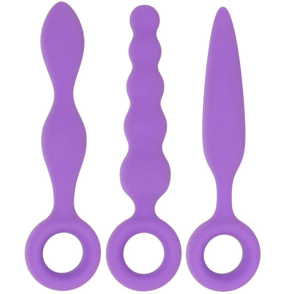 Inya Trio 3 Piece Butt Plug Kit Sex Toy Kits and Collections - Tophatter Daily Deals