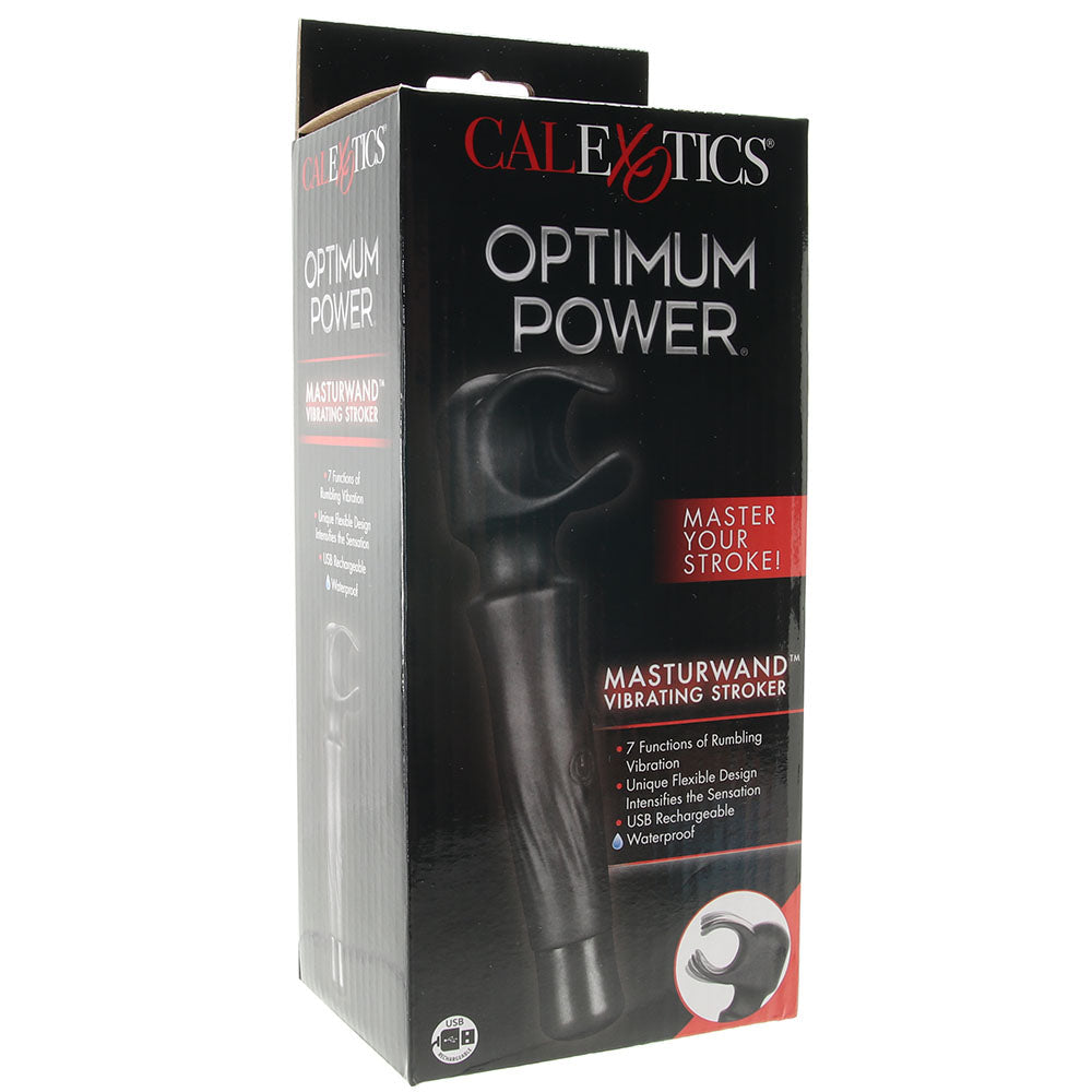 Optimum Power Masturwand Vibrating Stroker - Tophatter's Adult Sex Toys Online Male Masturbators > Vibrating - Tophatter Daily Deals