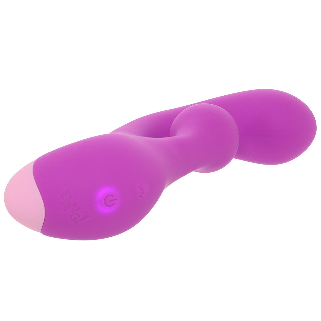 Bang! Gyro Silicone Rabbit Vibe in Purple Vibrators > Rabbit Vibrators - Tophatter Daily Deals