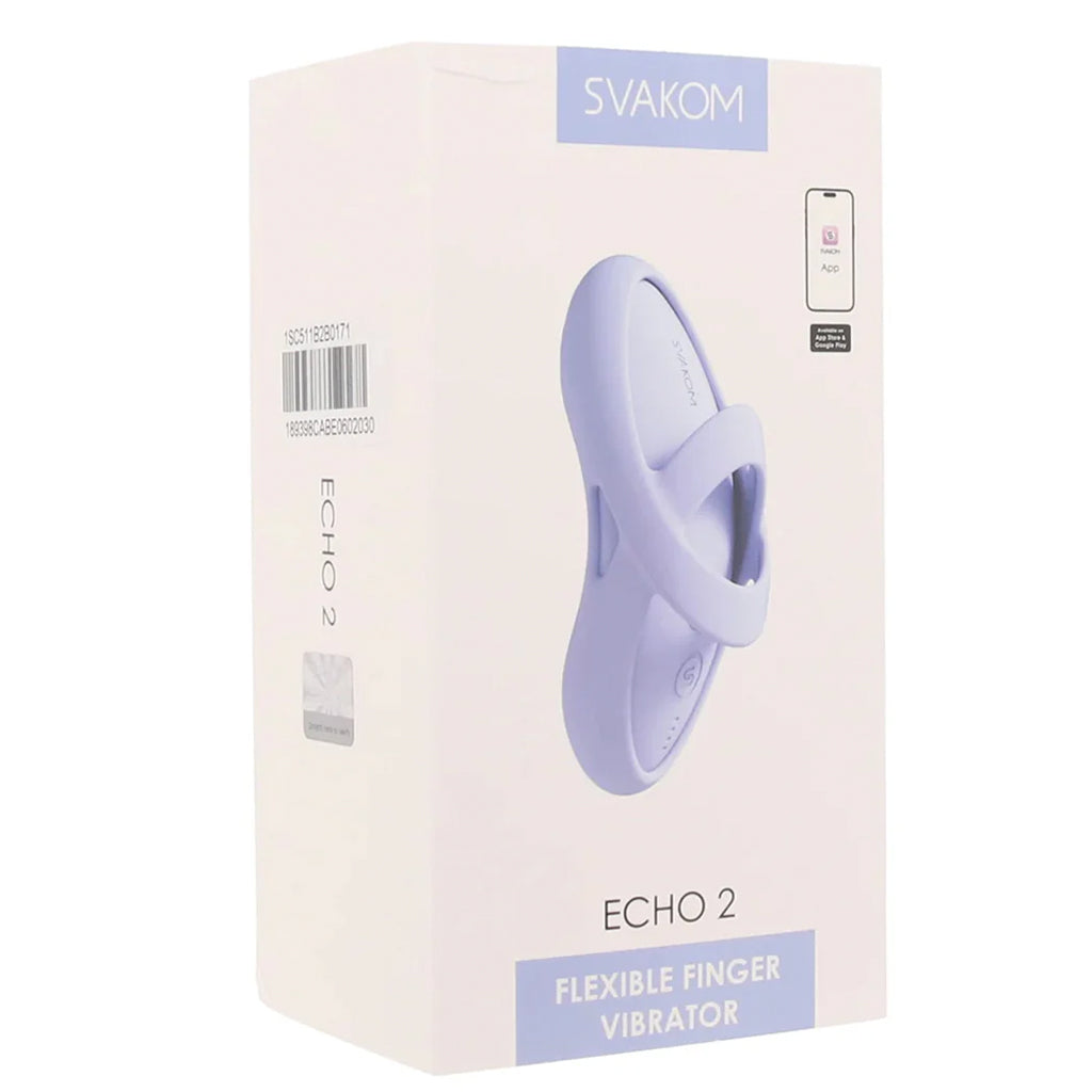 Echo 2 Flexible Panty and Finger Vibe in Sky Blue Vibrators > Finger Vibrators - Tophatter Daily Deals