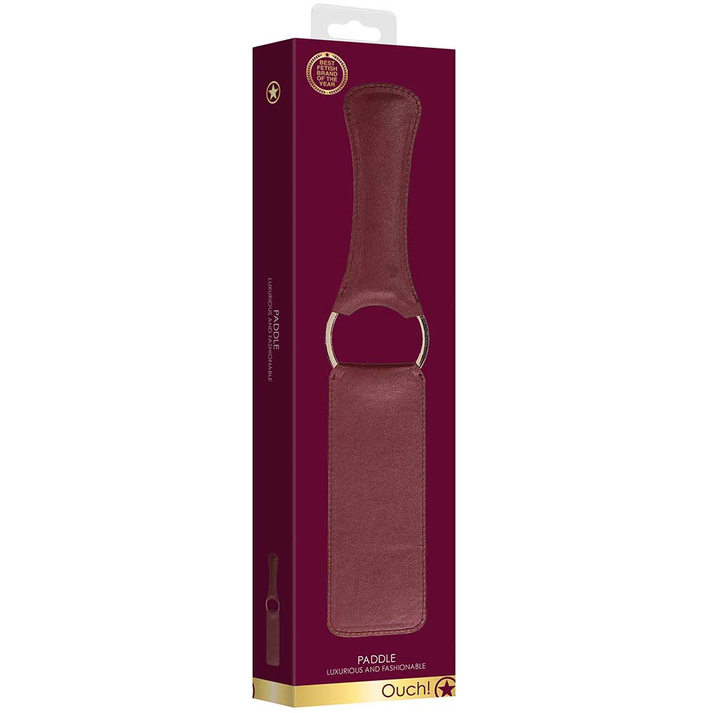 Ouch! Halo Paddle in Burgundy Bondage and Fetish > Whips and Crops - Tophatter Daily Deals