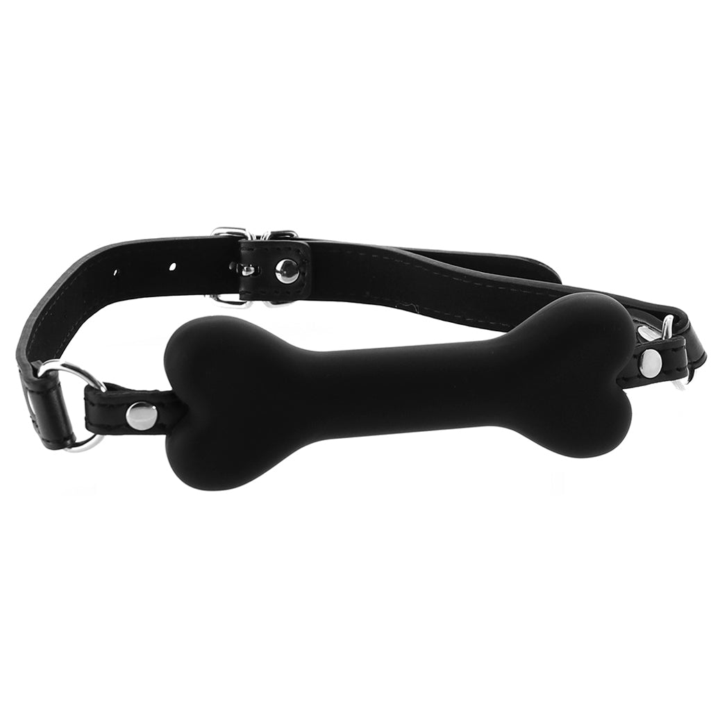 Ouch! Puppy Play Silicone Bone Gag Bondage and Fetish > Ball Gags & Mouth Restraints - Tophatter Daily Deals