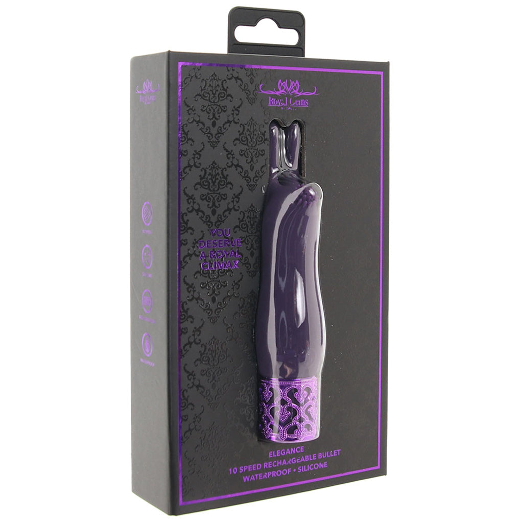 Royal Gems Elegance Bullet Vibe in Purple Vibrators > Bullet and Egg Vibrators - Tophatter Daily Deals