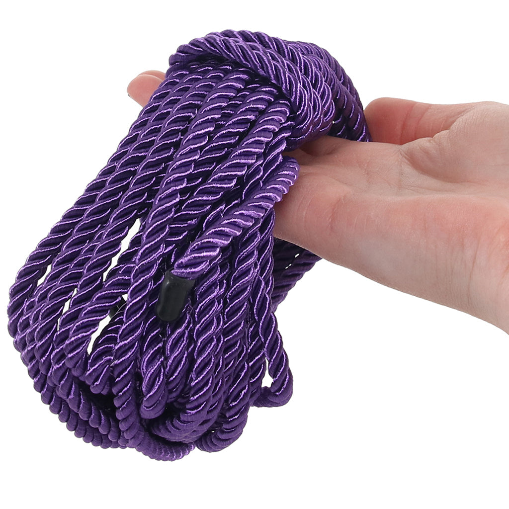 Ouch! 32.8'/10m Bondage Rope in Purple - Tophatter's Adult Sex Toys Online Bondage and Fetish > Restraints - Tophatter Daily Deals