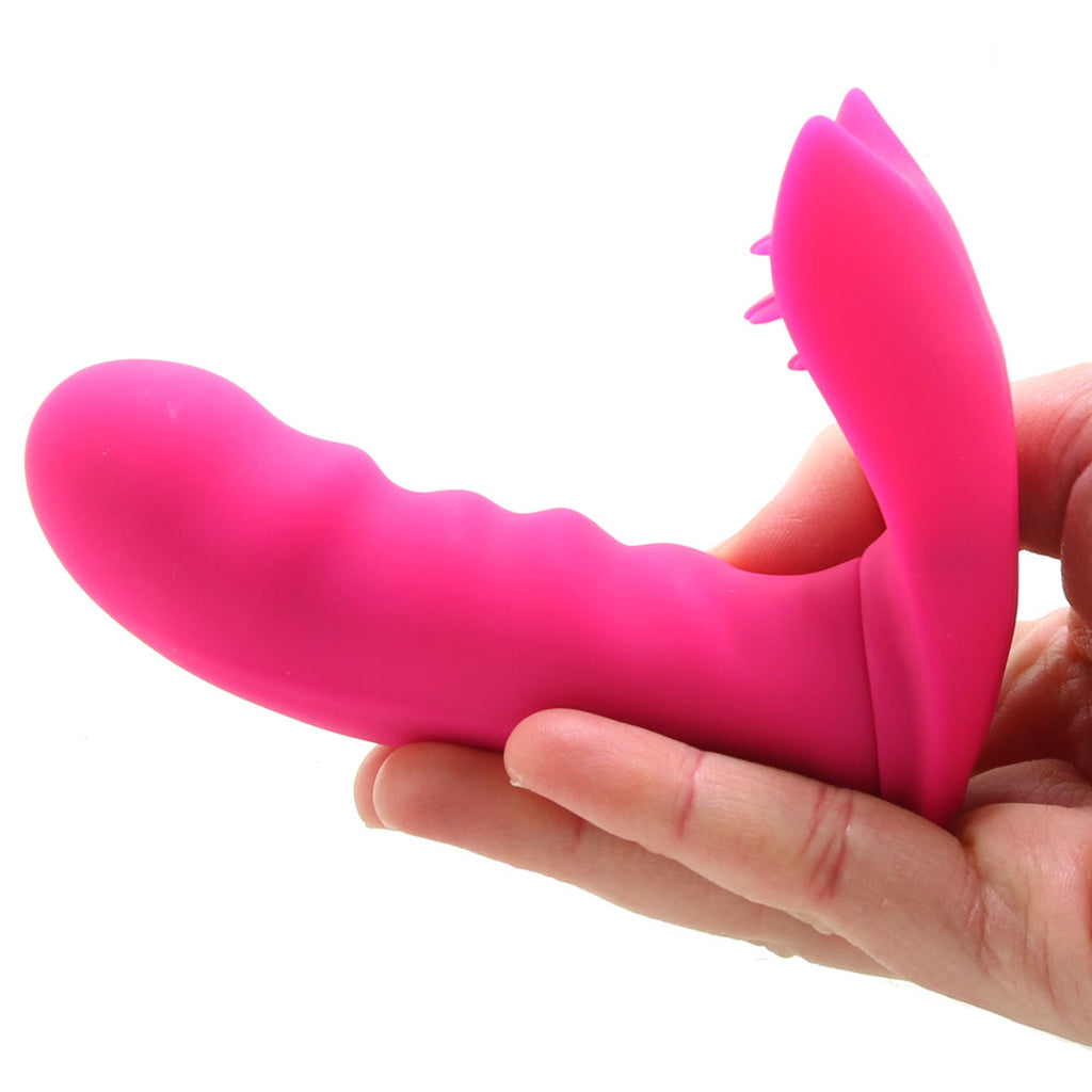 OMG Plaisir Wearable Clitoral & G-spot Vibe in Pink Vibrators > Wearable & Panty Vibrators - Tophatter Daily Deals