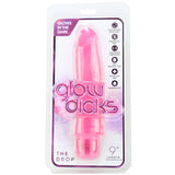 Glow Dicks 9 Inch The Drop Vibe in Pink Vibrators > Realistic Vibrator Dildos - Tophatter Daily Deals