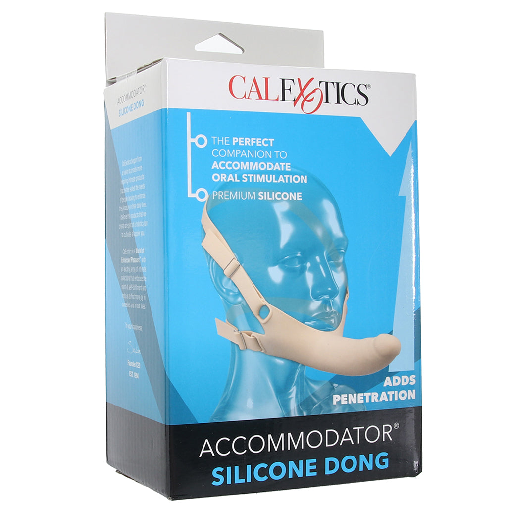 Accommodator Silicone Chin Strap Dildo in Ivory Dildo Sex Toys > Strap-On and Harnesses - Tophatter Daily Deals