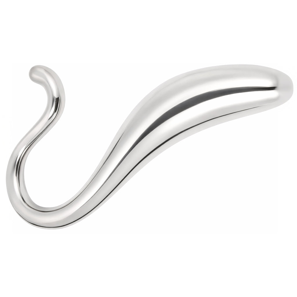 Stainless Steel Hollow Curved Wand Dildo Sex Toys > G-Spot Dildos - Tophatter Daily Deals
