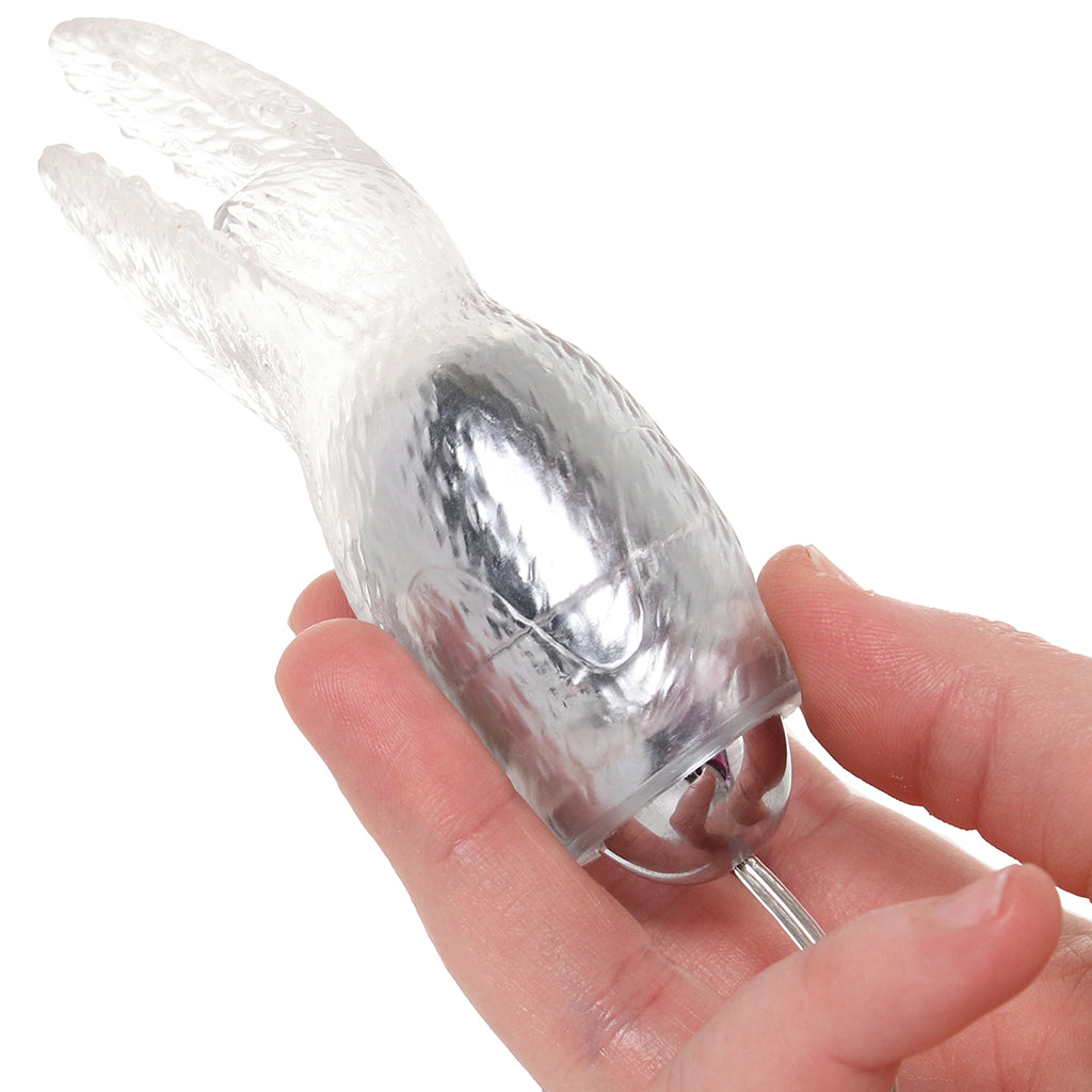 Hi-Intensity Snow Bunny Vibe in Clear Vibrators > Bullet and Egg Vibrators - Tophatter Daily Deals