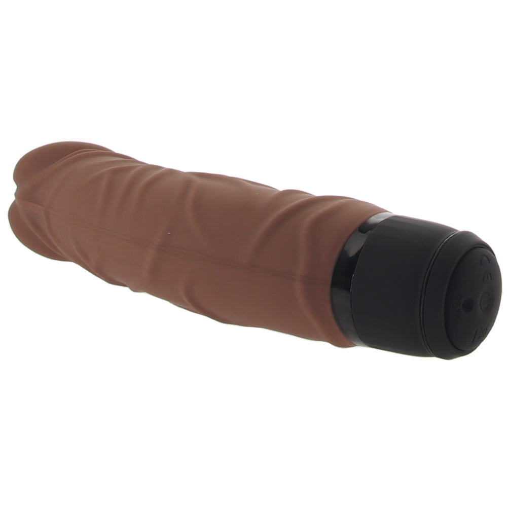 PowerCock 6.5 Inch Realistic Vibe in Dark Brown Vibrators > Realistic Vibrator Dildos - Tophatter Daily Deals
