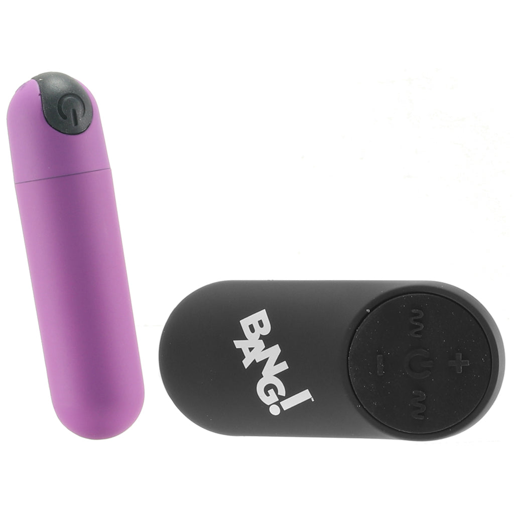 Bang! Remote Vibrating Bullet in Purple Vibrators > Bullet and Egg Vibrators - Tophatter Daily Deals