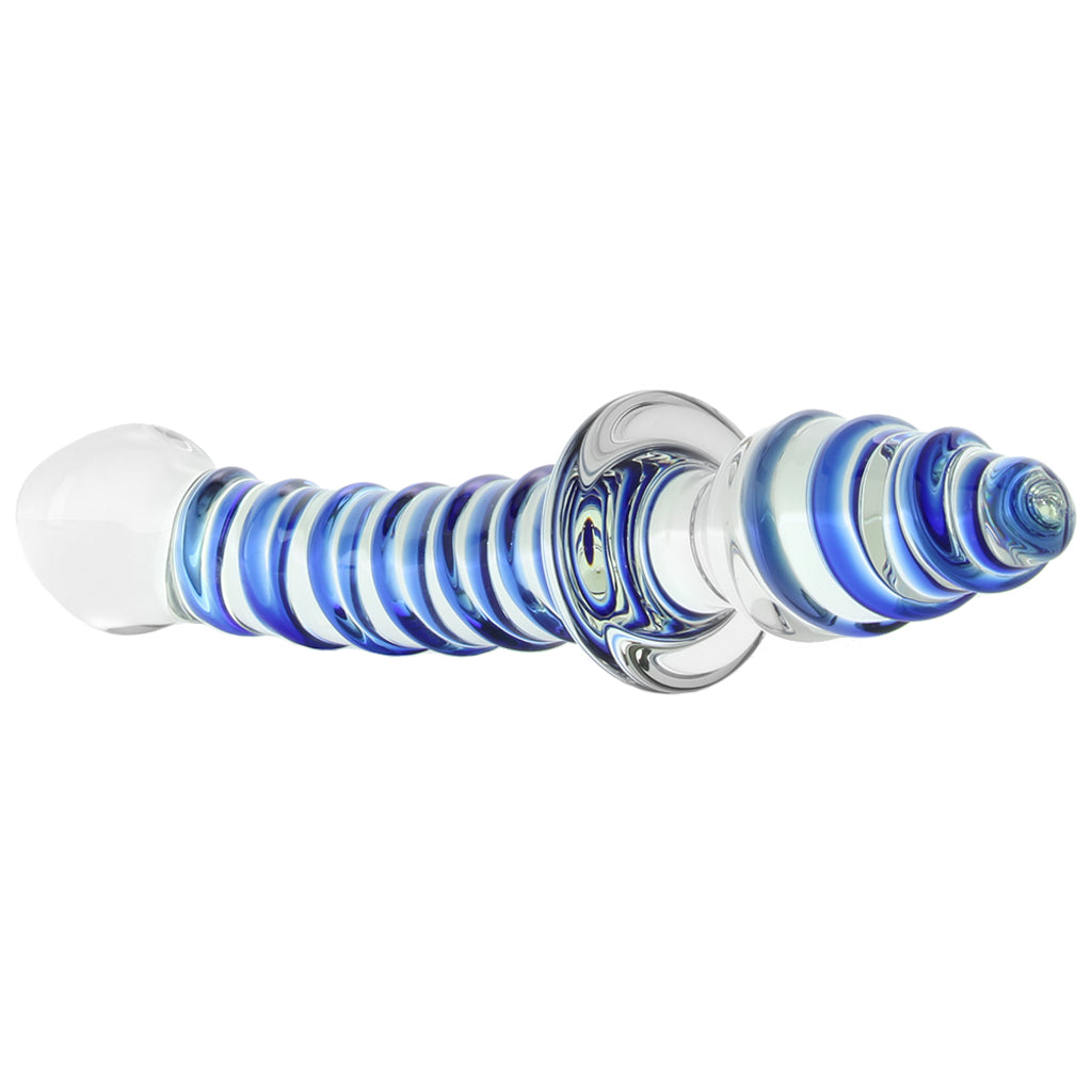 gläs 10 Inch Mr. Swirly Double Dildo & Butt Plug Dildo Sex Toys > G-Spot Dildos - Tophatter Daily Deals