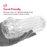 PDX Elite ViewTube See-Thru Stroker Male Masturbators > Self-Contained Strokers - Tophatter Daily Deals
