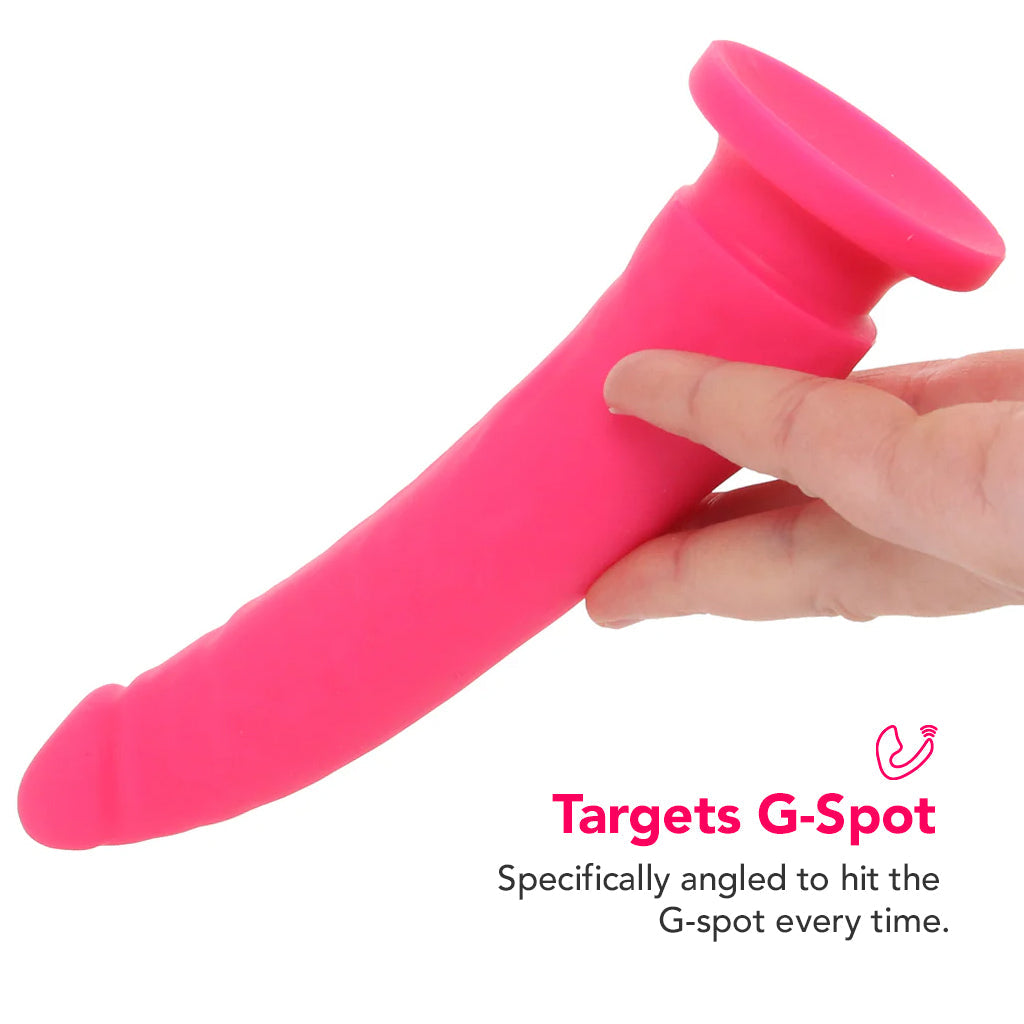 PinkCherry Premium 6.5 Inch Pink Silicone Realistic Dildo - Tophatter's Adult Sex Toys Online Dildo Sex Toys > Realistic Dildos - Tophatter Daily Deals