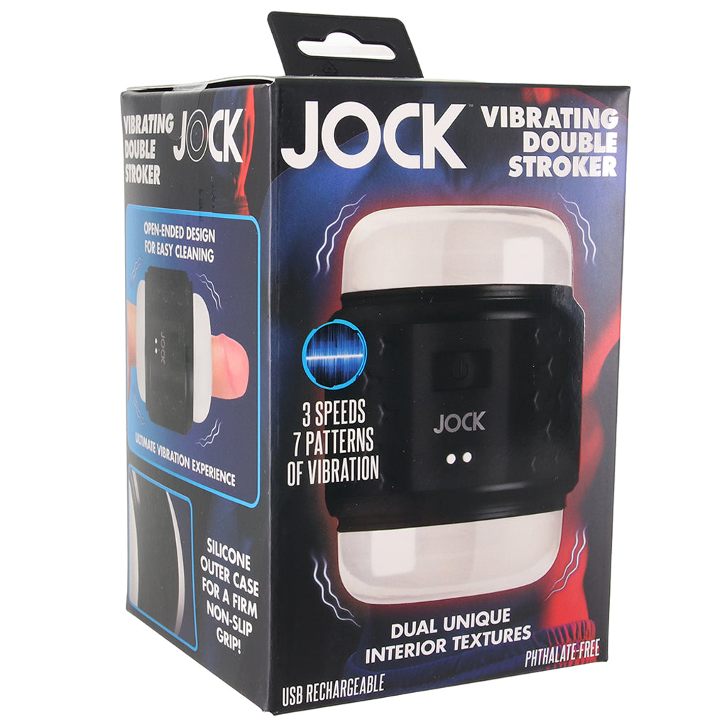 Jock Vibrating Double Stroker - Tophatter's Adult Sex Toys Online Male Masturbators > Discreet Masturbators - Tophatter Daily Deals