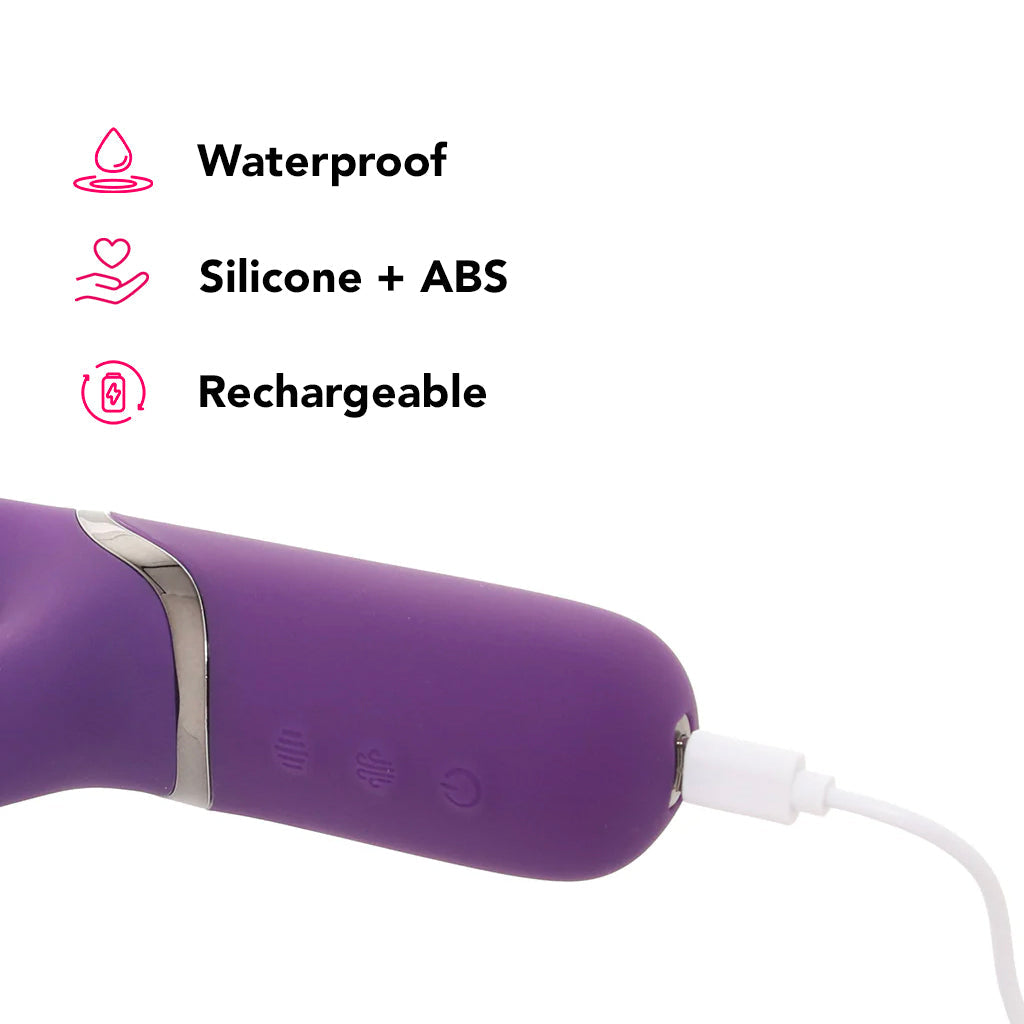 Pleasure Puff Inflatable Rabbit Vibe Vibrators > Rabbit Vibrators - Tophatter Daily Deals