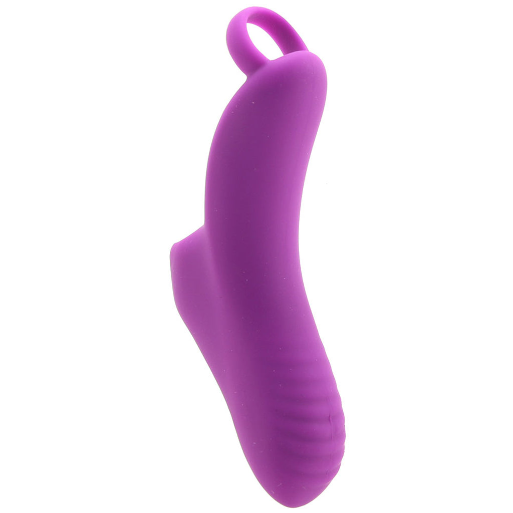 Fuzu Silicone Fingertip Massager Vibe in Purple - Tophatter's Adult Products Vibrators > Finger Vibrators - Tophatter Daily Deals