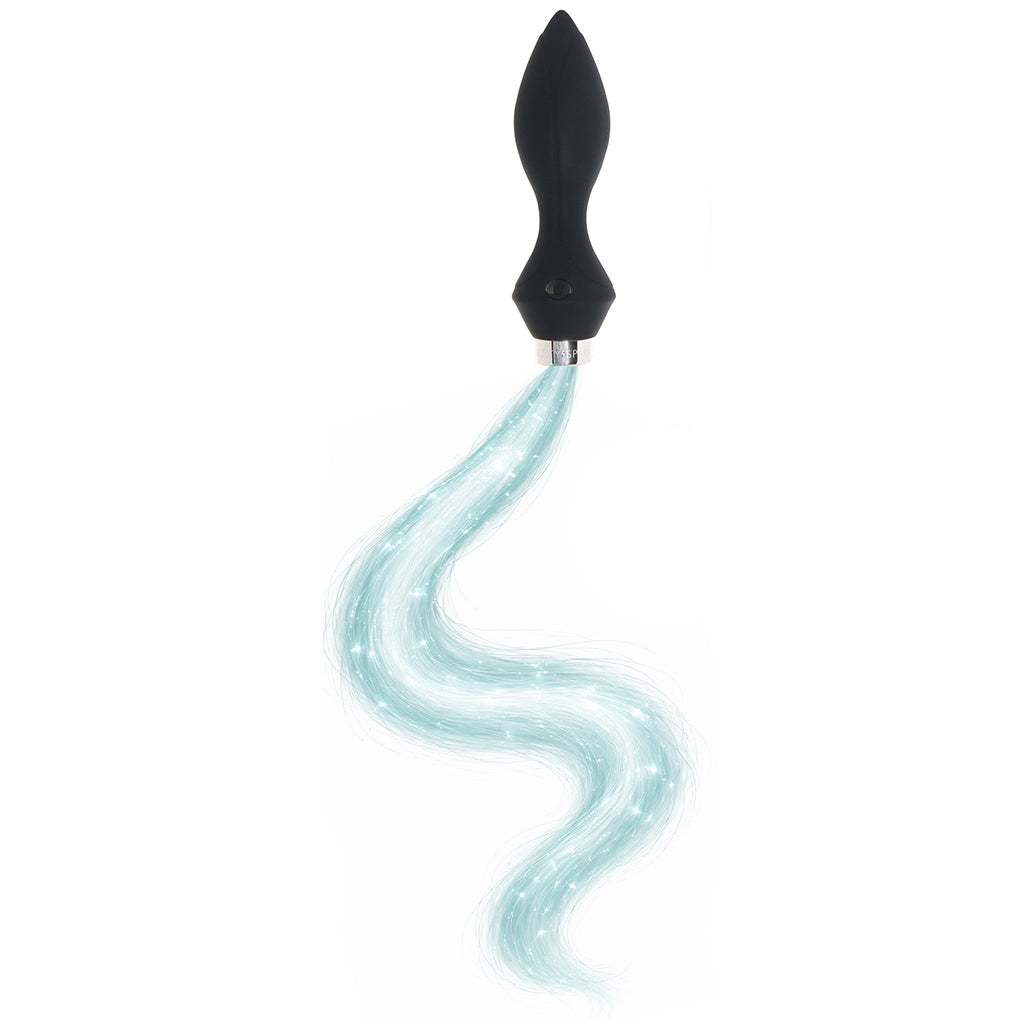 Booty Sparks Fiber Optic Vibrating Butt Plug Anal Sex Toys > Butt Plugs - Tophatter Daily Deals