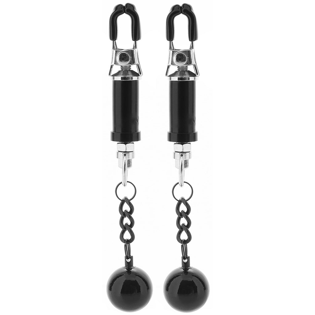 Nipple Grips Weighted Twist Nipple Clamps Bondage and Fetish > Nipple Stimulators & Clamps - Tophatter Daily Deals