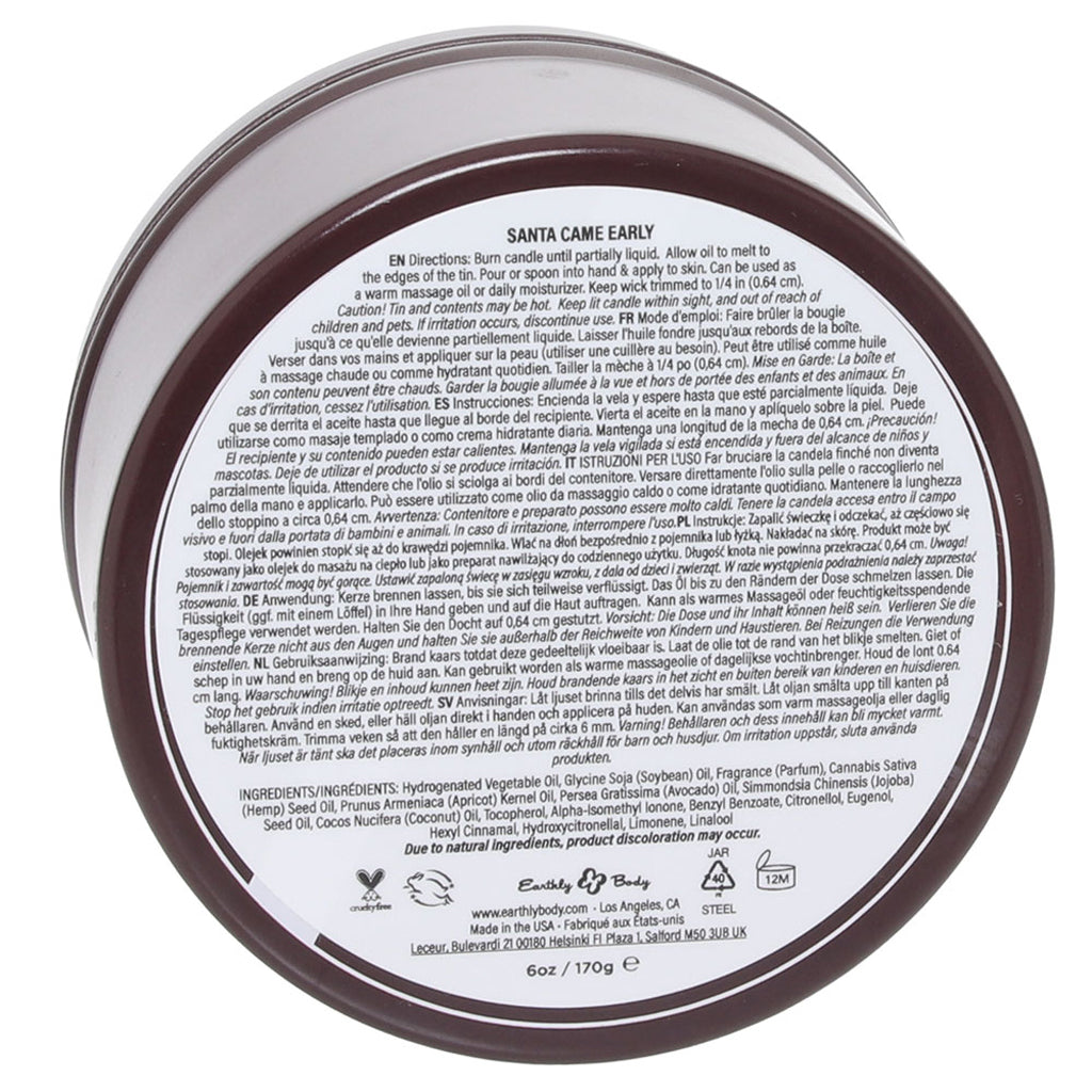 3-in-1 Massage Candle 6oz/170g in Santa Came Early - Tophatter's Adult Sex Toys Online Sensual Love > Massage Candles - Tophatter Daily Deals