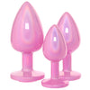 Ouch! Paris Collection Metal Anal Plug Set in Pink Anal Sex Toys > Butt Plugs - Tophatter Daily Deals
