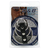 Blue Line 3 Ring Gates of Hell Cock & Ball Cage with D-Ring Cock Rings - Tophatter Daily Deals