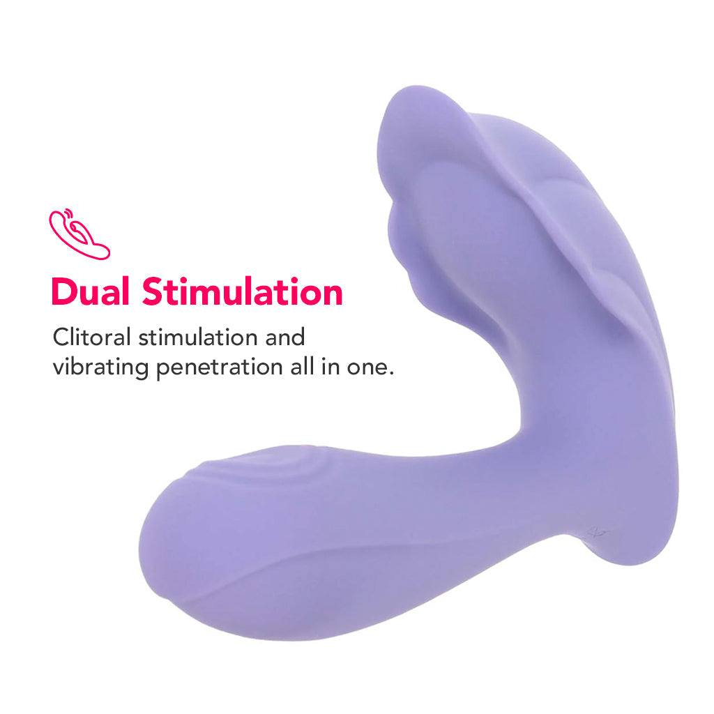 Playboy Lilac Fantasy Wearable Vibe - Tophatter's Adult Sex Toys Online Vibrators > Wearable & Panty Vibrators - Tophatter Daily Deals