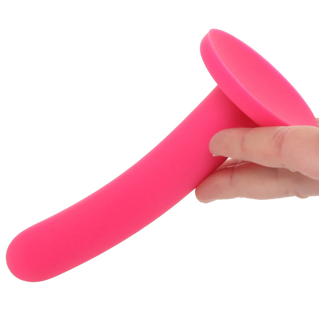 PinkCherry Premium 6 Inch Pink Silicone Slim Anal Dildo - Tophatter's Vibrator Deals Online Dildo Sex Toys > Anal Dildos - Tophatter Daily Deals