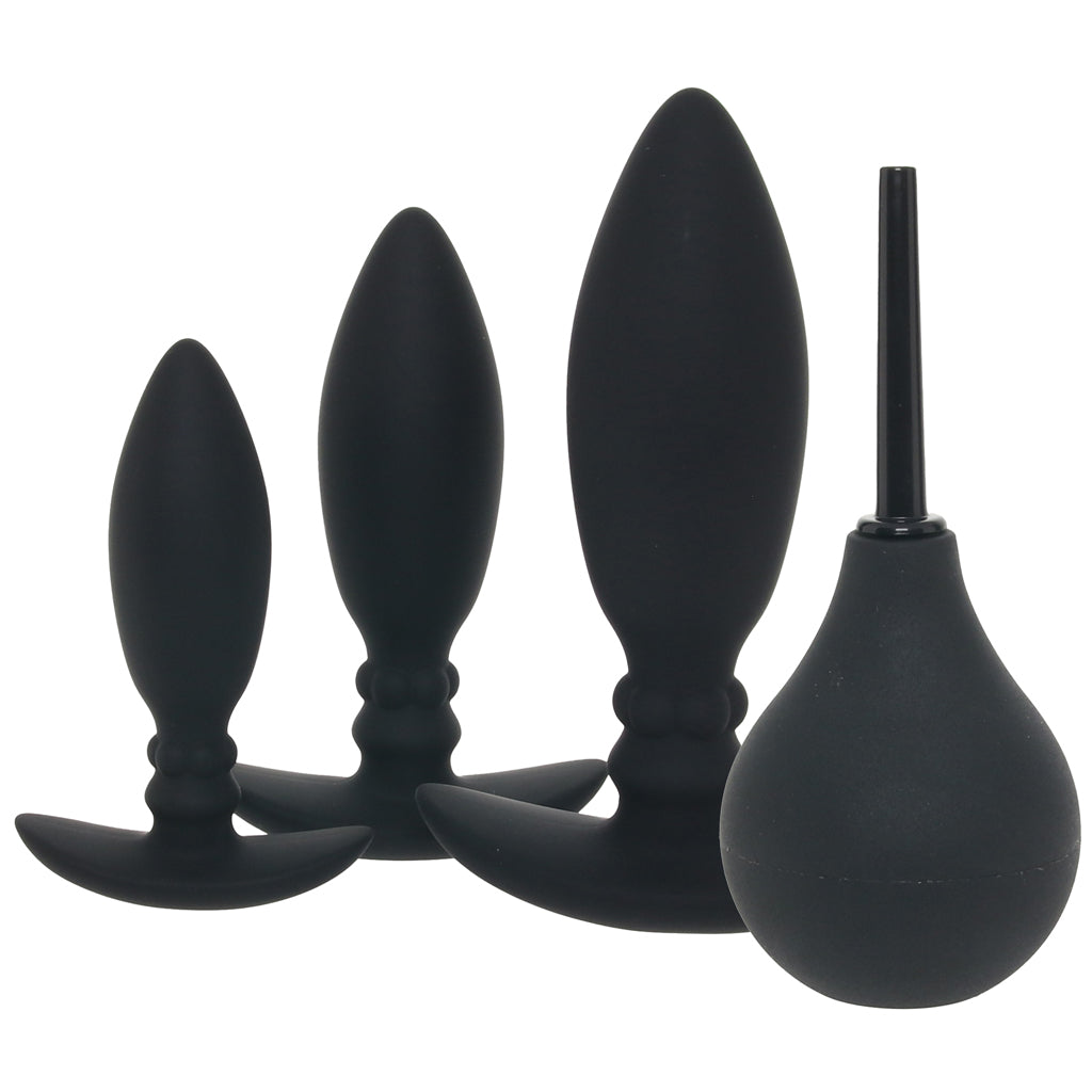 Ass-Station 3-in-1 Anal Training Kit - Tophatter's Adult Sex Toys Online Anal Sex Toys > Butt Plugs - Tophatter Daily Deals