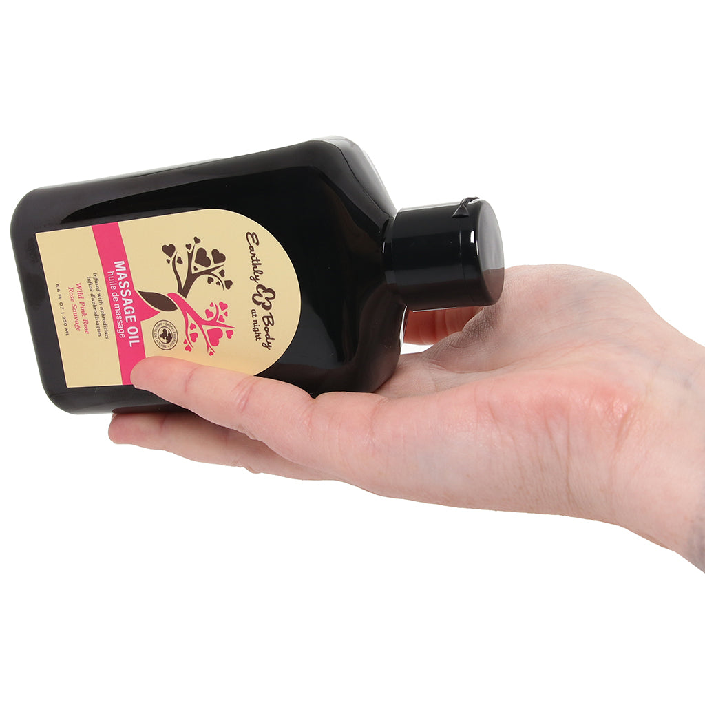 At Night Massage Oil 8.4oz/250ml in Wild Pink Rose Lubes and Lotions > Erotic Massage Oils - Tophatter Daily Deals