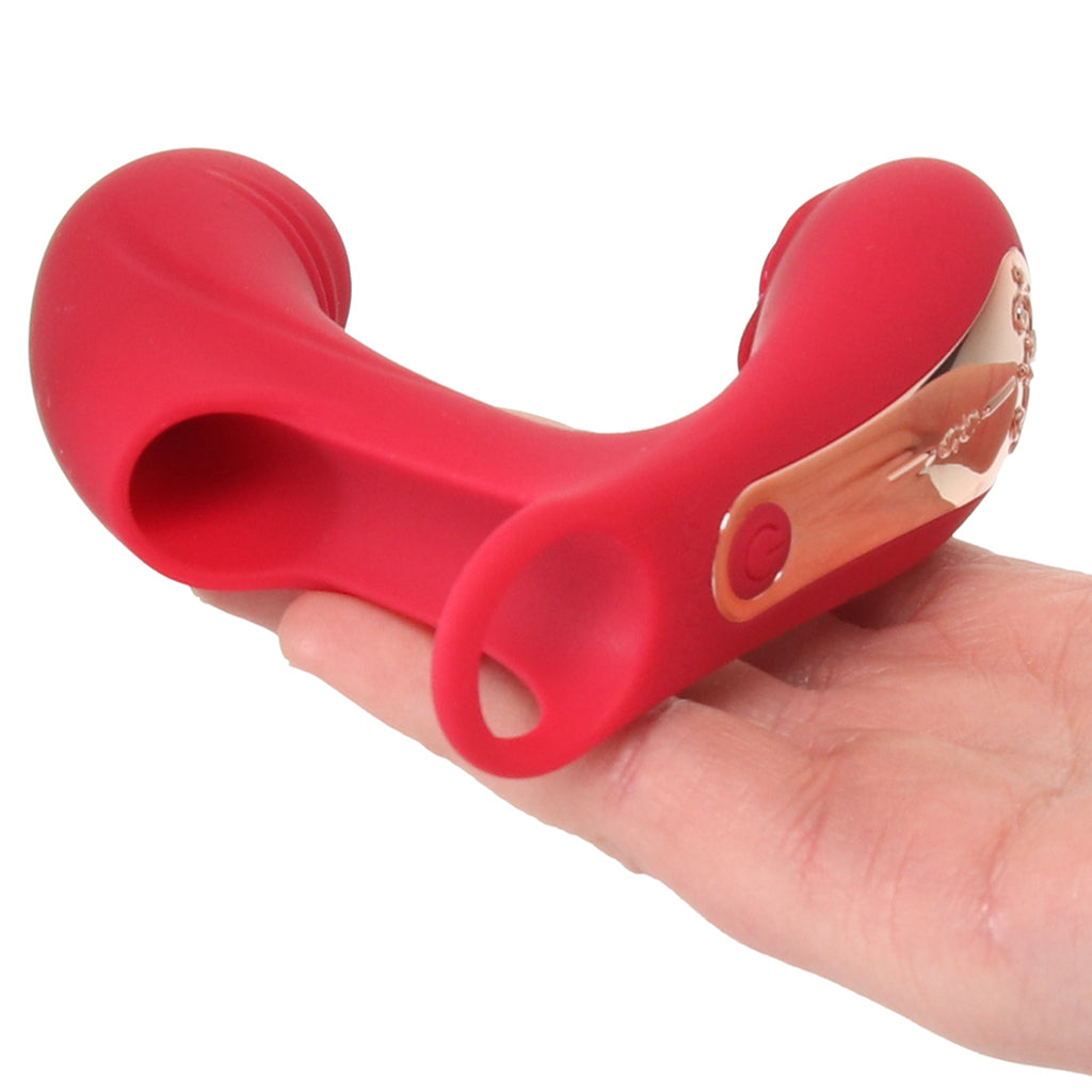 Bloomgasm Rose Touch Finger Vibe - Tophatter's Adult Sex Toys Online Vibrators > Finger Vibrators - Tophatter Daily Deals