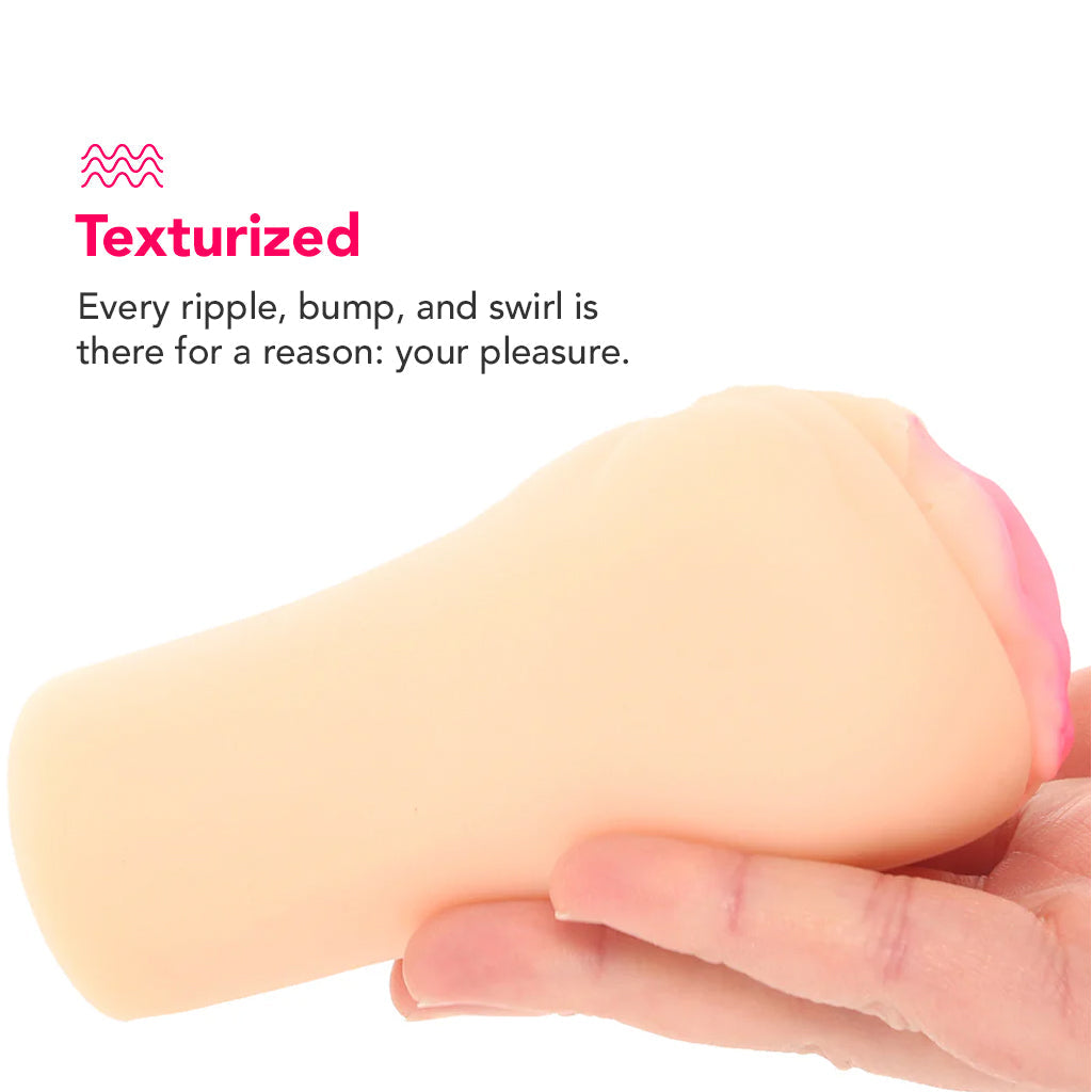 PinkCherry PureSkin Male Stroker in Ivory Male Masturbators > Pocket Strokers - Tophatter Daily Deals