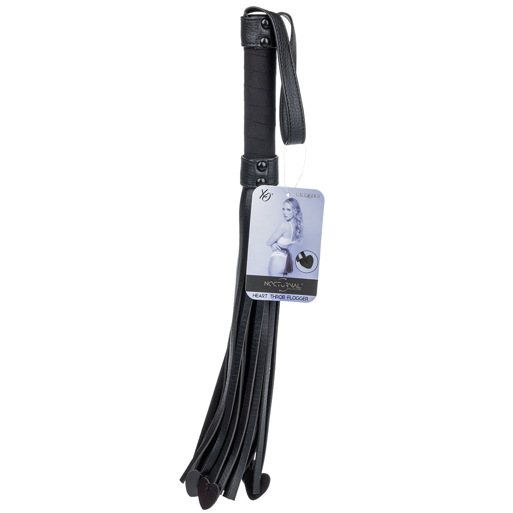 Nocturnal Collection Heart Throb Flogger Bondage and Fetish > Whips and Crops - Tophatter Daily Deals