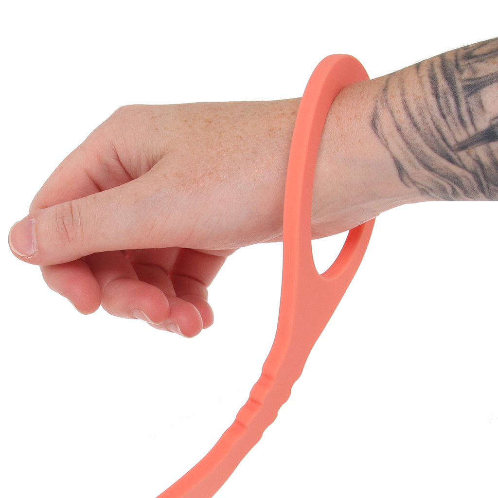 S&M Peaches 'n CreaMe Silicone Cuffs in Small - Tophatter's Adult Sex Toys Online Bondage and Fetish > Wrist and Ankle Cuffs - Tophatter Daily Deals