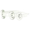 Crystál 3 Piece Glass Dilator Training Kit Dildo Sex Toys > Non-Phallic Dildos - Tophatter Daily Deals