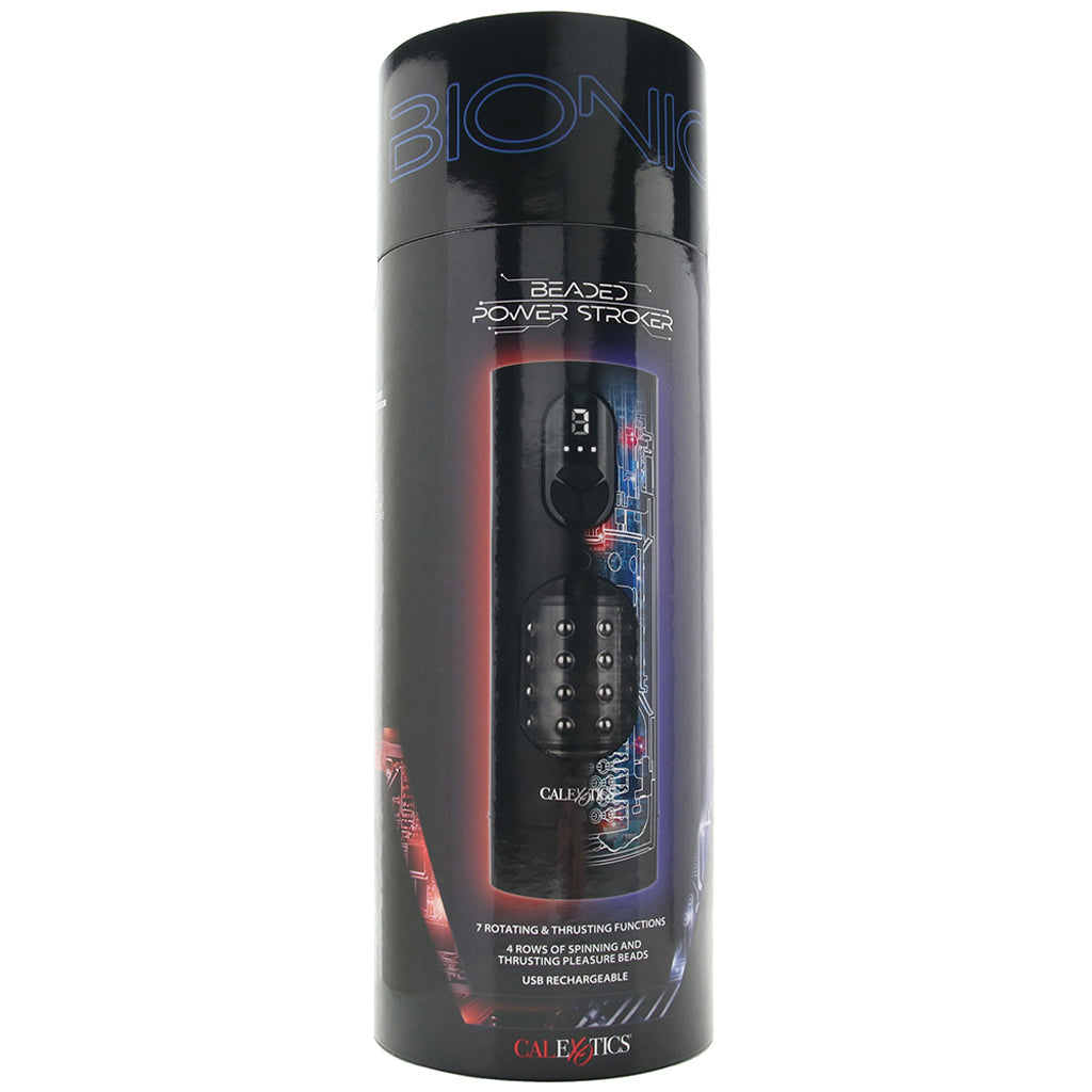 Bionic Beaded Power Stroker - Tophatter's Adult Sex Toys Online Male Masturbators > Auto Strokers - Tophatter Daily Deals