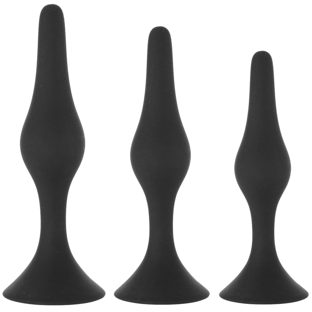 Anal Adventures Platinum Beginner Plug Kit Anal Sex Toys > Butt Plugs - Tophatter Daily Deals