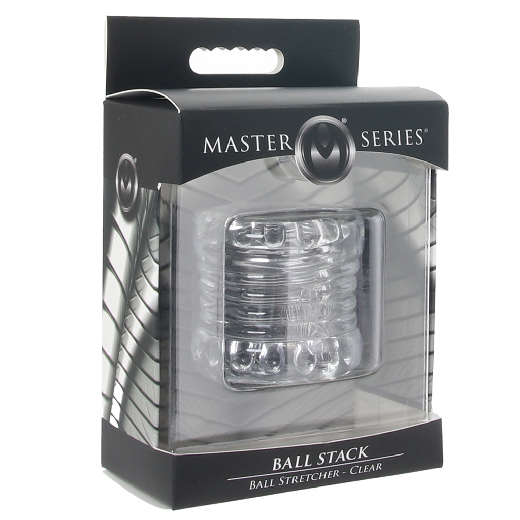 Master Series Ball Stack Ball Stretcher in Clear Bondage and Fetish > Cock and Ball Devices - Tophatter Daily Deals