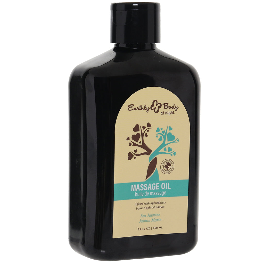 At Night Massage Oil 8.4oz/250ml in Sea Jasmine - Tophatter's Adult Sex Toys Online Lubes and Lotions > Erotic Massage Oils - Tophatter Daily Deals