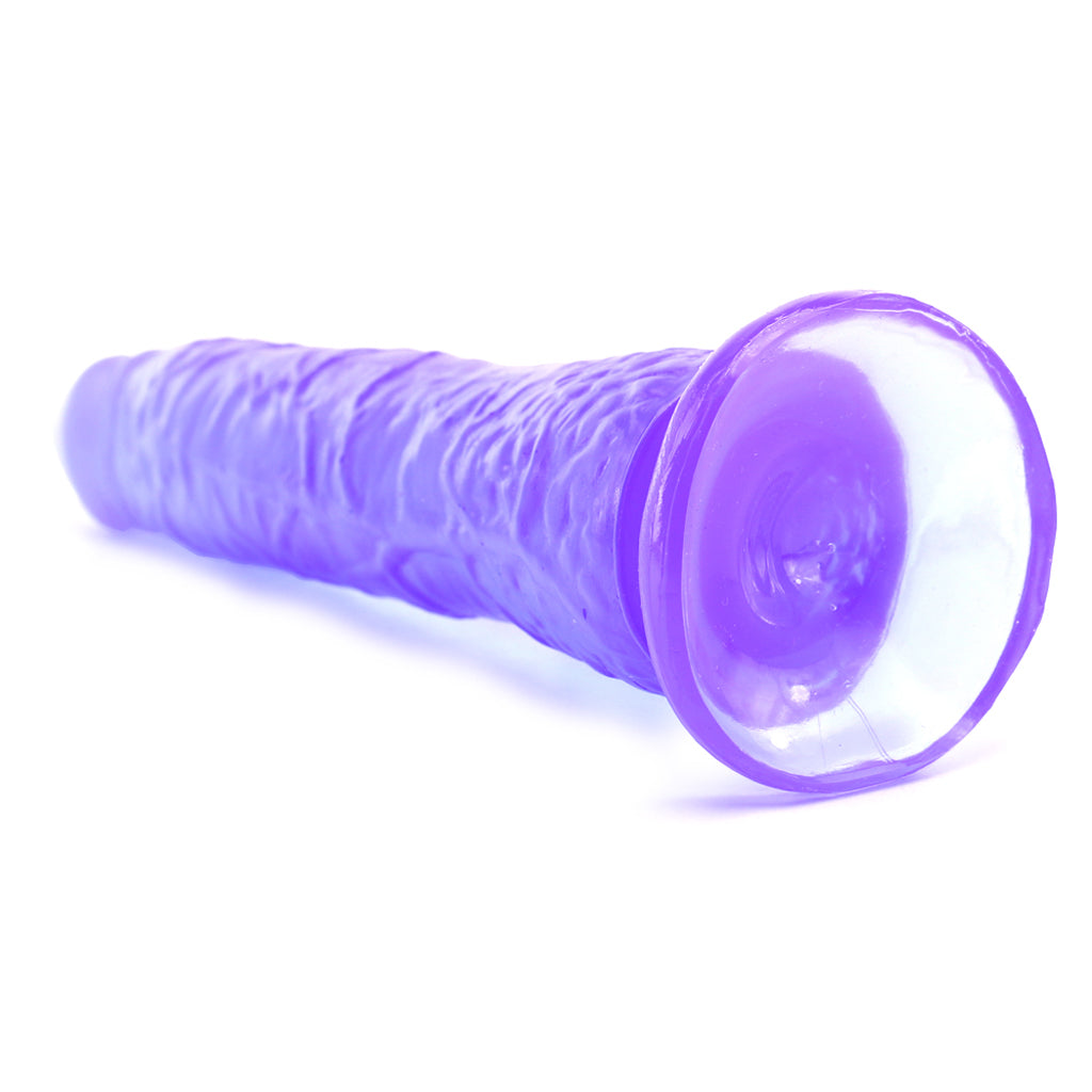 Basix Slim 7 Inch Dildo in Purple - Tophatter's Adult Products Dildo Sex Toys > Realistic Dildos - Tophatter Daily Deals