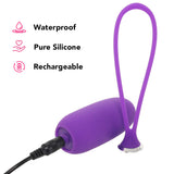 PinkCherry Remote Control Bullet Vibe in Purple Vibrators > Bullet and Egg Vibrators - Tophatter Daily Deals
